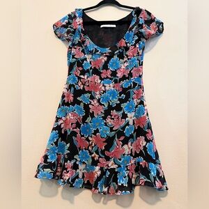 🌸 Floral Chiffon Fit & Flare Dress 🌸